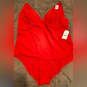 Chic Orange Women's One-Piece Swimsuit. NWT. Bright one piece